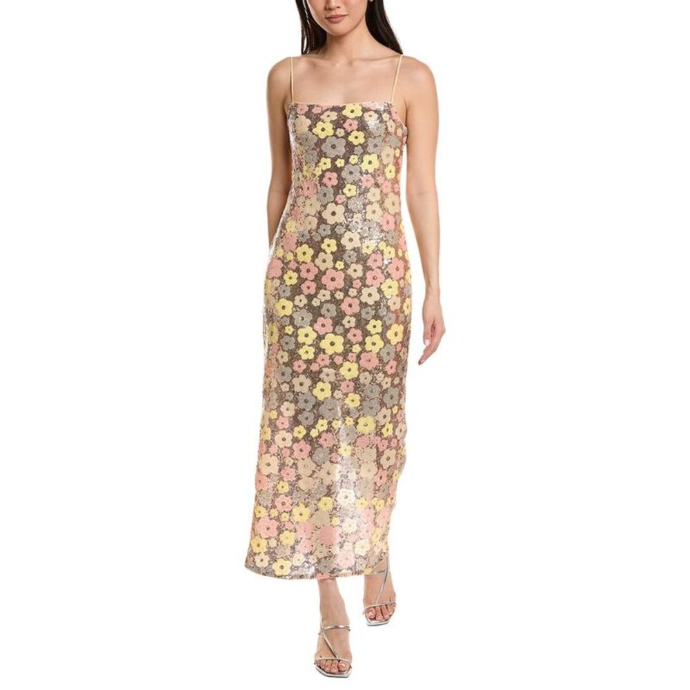 Moonsea Womens Sequin Maxi Dress, Brown